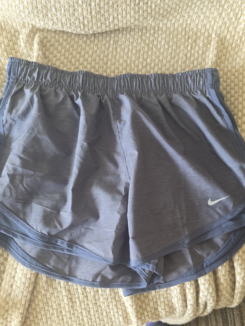 Nike Women's Light Blue Athletic Running Shorts